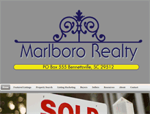 Tablet Screenshot of marlboro-realty.com